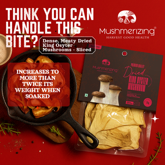 Dried King Oyster Mushroom (Sliced)