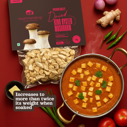 Dried King Oyster Mushroom (Diced)