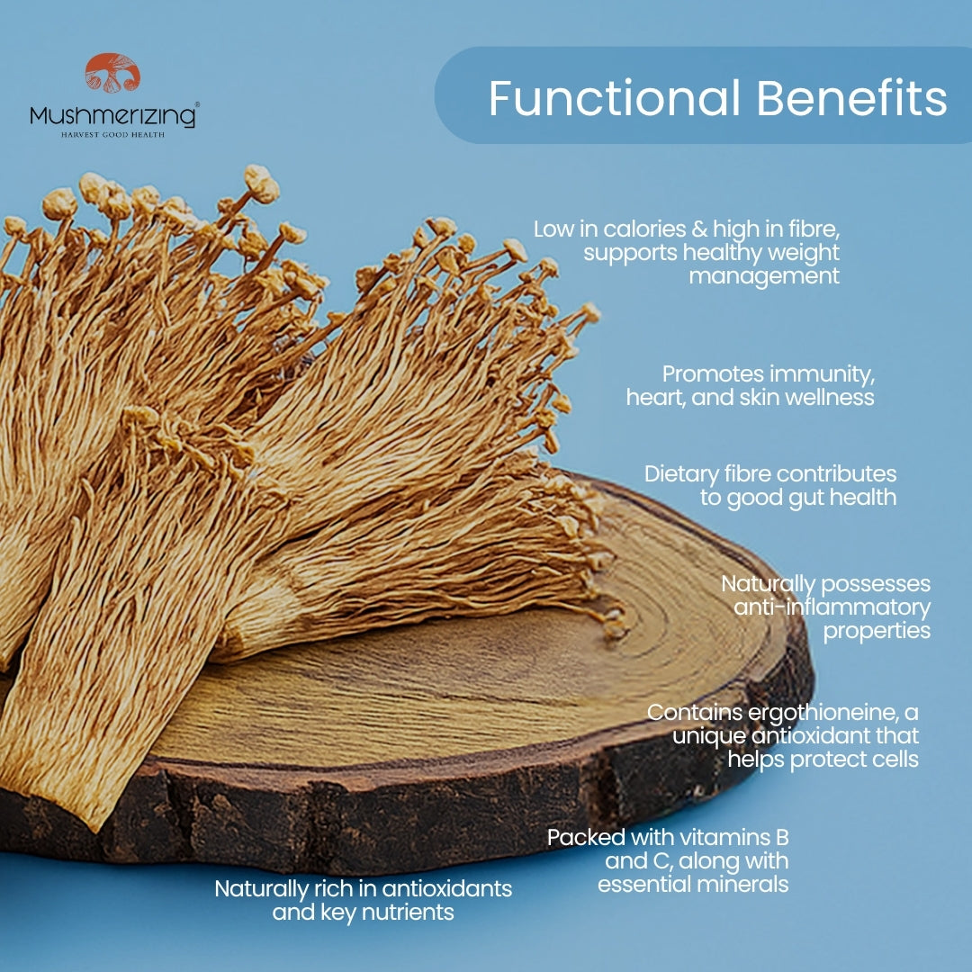 Dried Enoki Mushroom