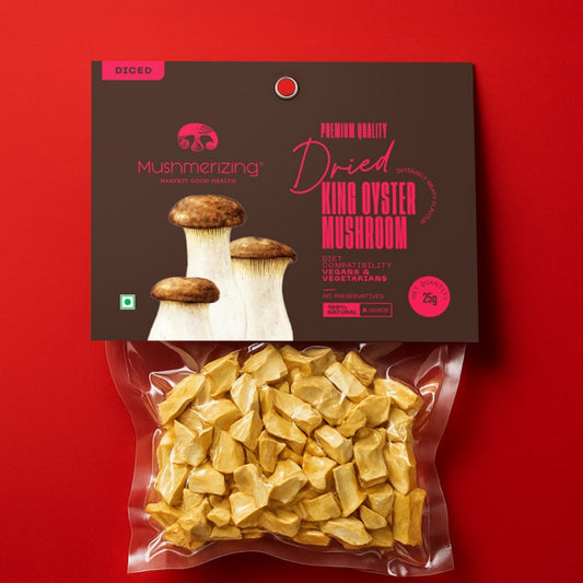 Dried King Oyster Mushroom (Diced)