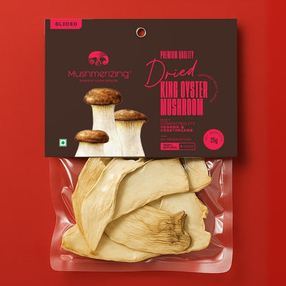 Dried King Oyster Mushroom (Sliced)
