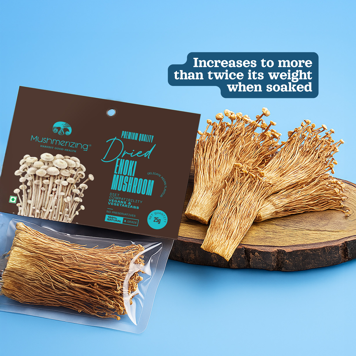 Dried Enoki Mushroom