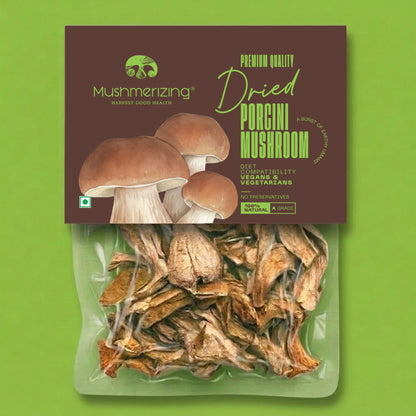 Mushmerizing Dried Porcini Mushroom pack front