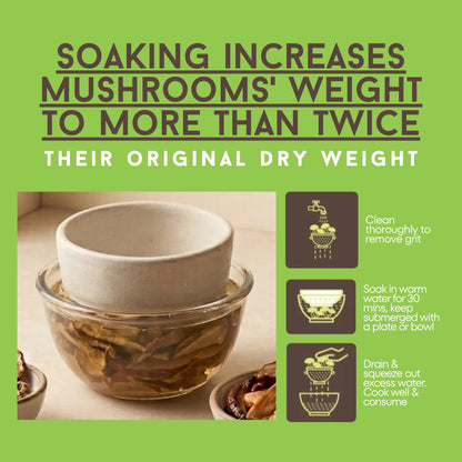 How to clean and rehydrate dried porcini mushrooms