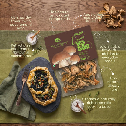 Dried porcini mushrooms flavour and culinary uses