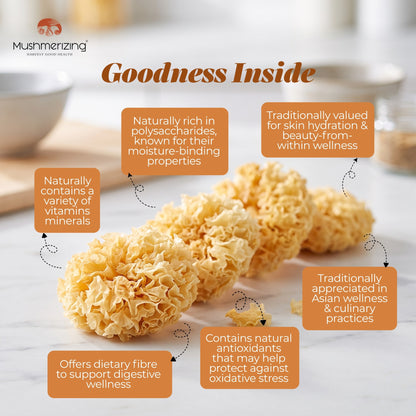 How to soak and prepare dried Tremella mushrooms